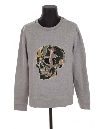 Sweatshirt en coton The Kooples gris. Matière principale coton. Taille 38. rembourrage situé sous