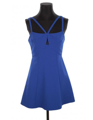 Robe bleu  BCBG Max Azria bleu. Matière principale polyester. Taille 34. l'achat 