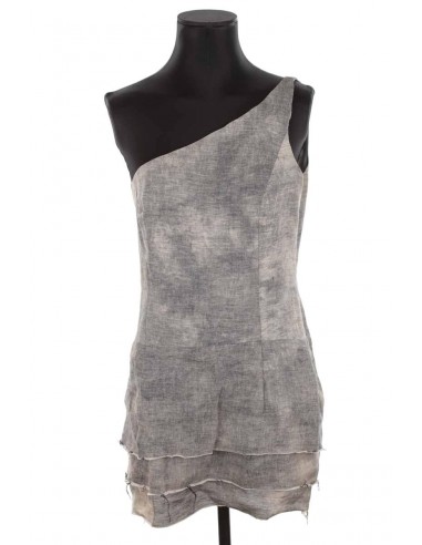 Robe en lin  Opening Ceremony gris. Matière principale lin. Taille 38. soldes