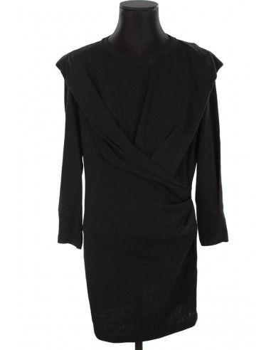 Robe en coton Iro noir. Matière principale coton. Taille 38. ou a consommer sur place