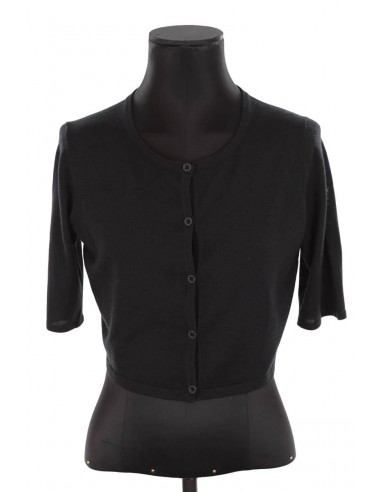 Cardigan Reed Krakoff noir. Matière principale synthétique. Taille 36 Par le système avancé 